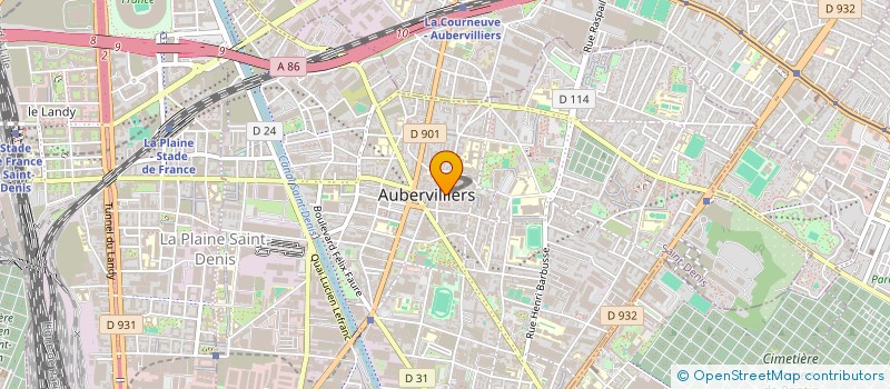 localisation de l'entreprise EXACT ONG à AUBERVILLIERS