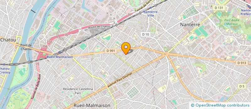 localisation de l'entreprise EXACT PATRIMOINE  NANTERRE