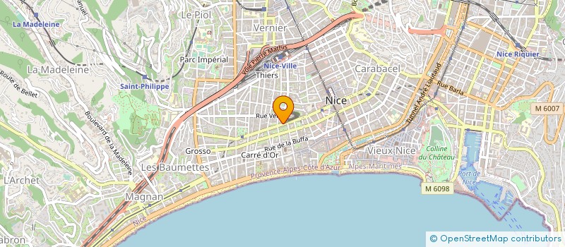 localisation de l'entreprise EXACTCURE à NICE