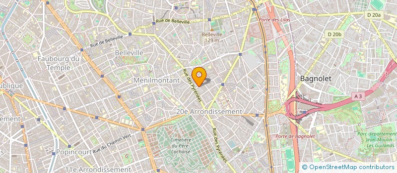 localisation de l'entreprise EXACTE  PARIS