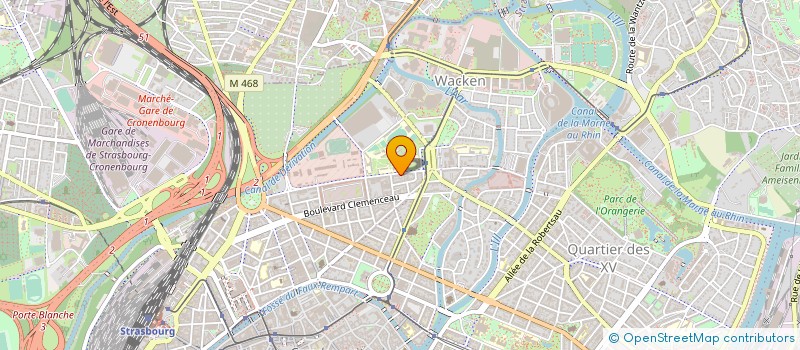 localisation de l'entreprise EXACTETUDES à STRASBOURG