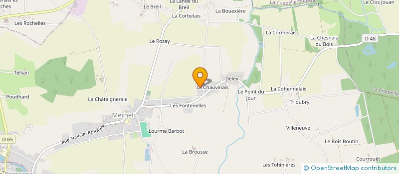 localisation de l'entreprise EXACTIS à MERNEL