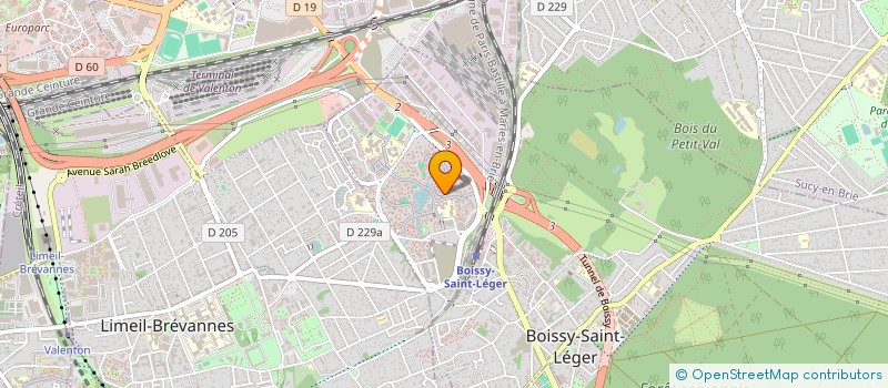 localisation de l'entreprise EXADIAM  BOISSY-SAINT-LEGER