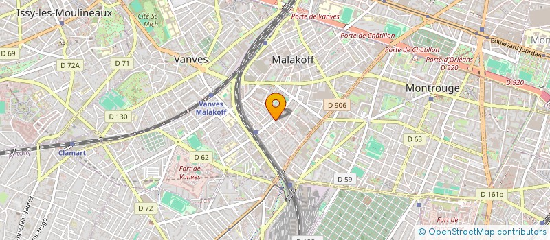 localisation de l'entreprise EXADUO à MALAKOFF