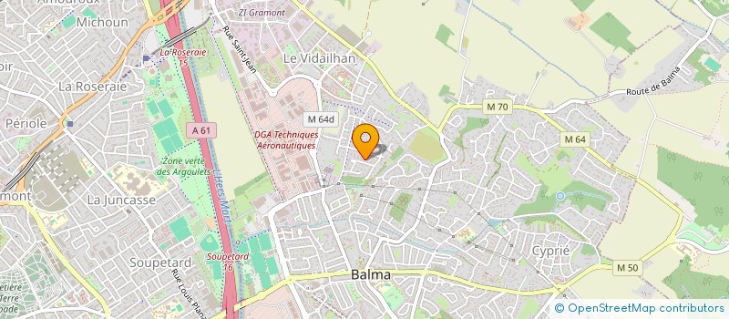 localisation de l'entreprise EXAE CONSULTANT  BALMA