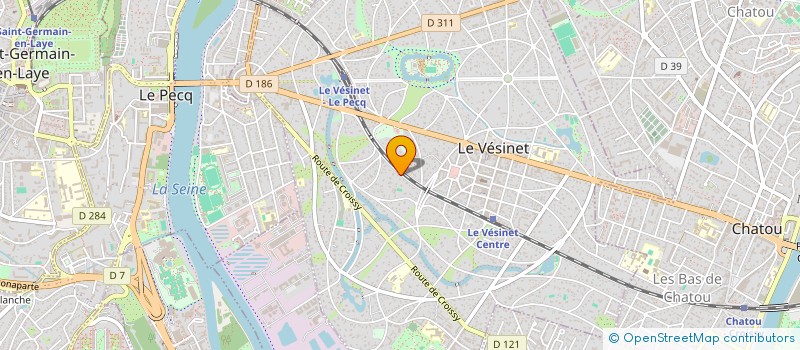 localisation de l'entreprise EXAFI RE  LE VESINET