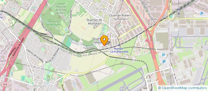 localisation de l'entreprise EXAFLOR à WISSOUS
