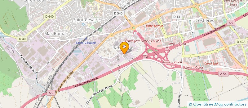 localisation de l'entreprise EXAGER EXPERTISE  NIMES