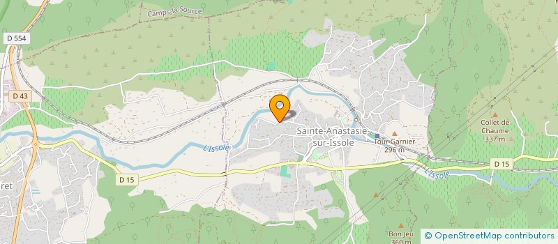 localisation de l'entreprise EXAGEST  SAINTE-ANASTASIE-SUR-ISSOLE