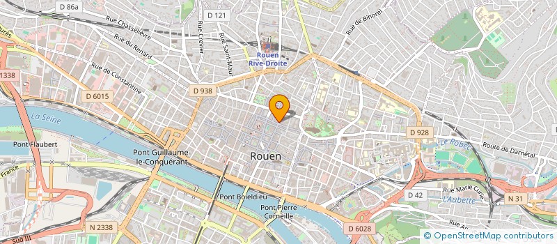 localisation de l'entreprise EXAGONE à ROUEN