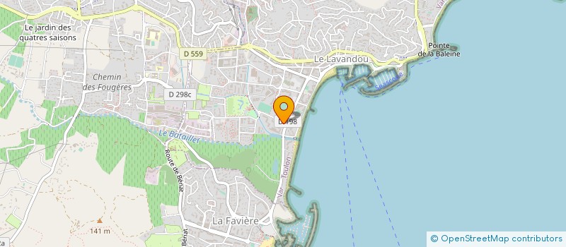 localisation de l'entreprise EXAGONE à LE LAVANDOU
