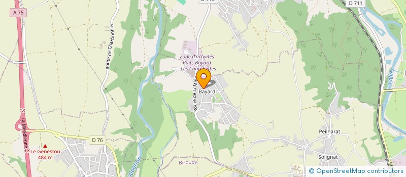 localisation de l'entreprise EXAGONE  BRASSAC-LES-MINES