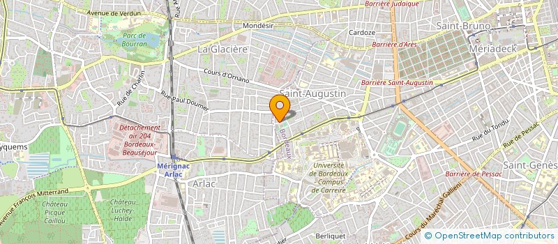 localisation de l'entreprise EXAGONE BUSINESS à BORDEAUX
