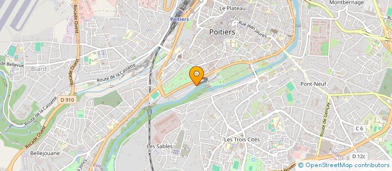 localisation de l'entreprise EXAGROMERICA EUROPE à POITIERS