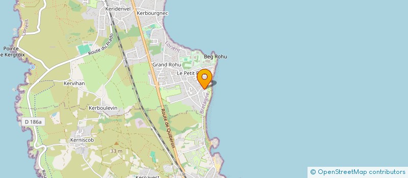 localisation de l'entreprise EXAGUIDE  SAINT-PIERRE-QUIBERON