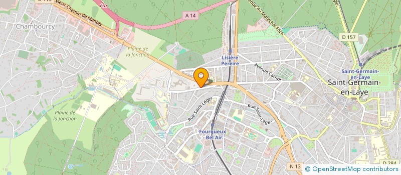 localisation de l'entreprise EXAIL à SAINT-GERMAIN-EN-LAYE