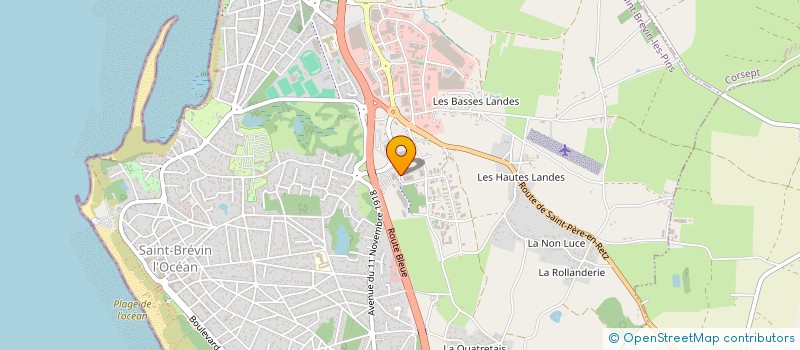 localisation de l'entreprise EXAIL AUTOMATION à SAINT-BREVIN-LES-PINS