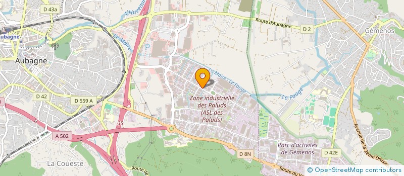 localisation de l'entreprise EXAKODA  AUBAGNE