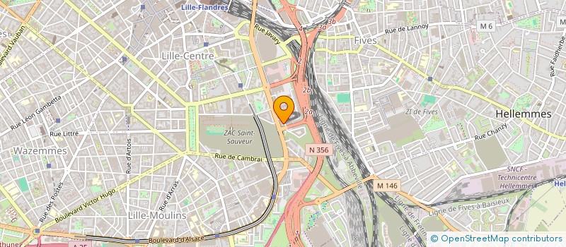 localisation de l'entreprise EXALH  LILLE