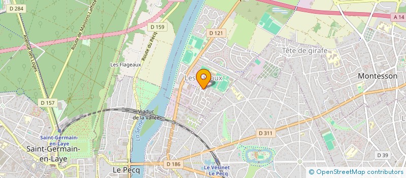 localisation de l'entreprise EXALIE  MONTESSON