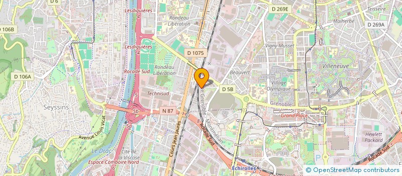 localisation de l'entreprise EXALTA à GRENOBLE