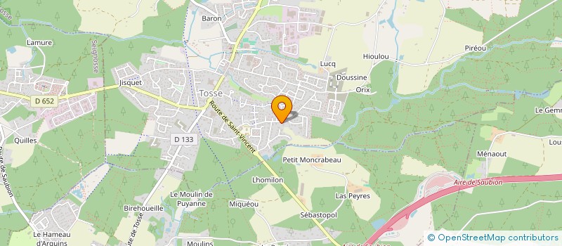 localisation de l'entreprise EXALTA  TOSSE