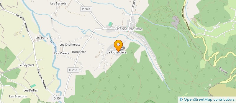 localisation de l'entreprise EXALTATION TECHNO à CHATEAUDOUBLE