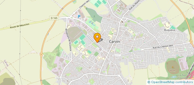 localisation de l'entreprise EXALTIM à CARVIN