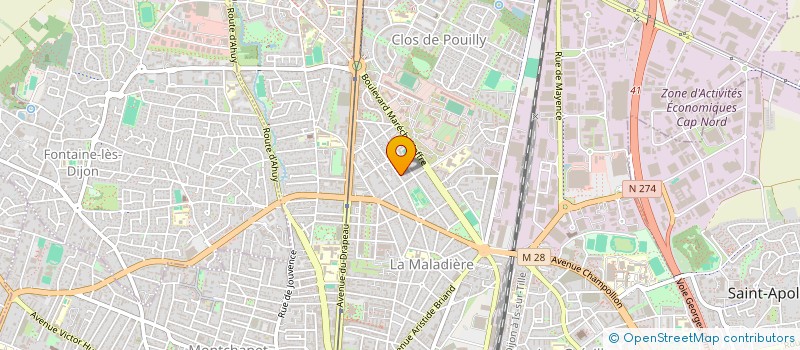 localisation de l'entreprise EXALYNE  DIJON