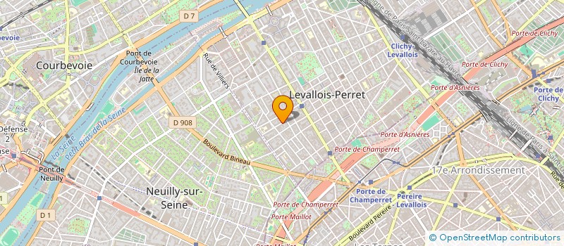 localisation de l'entreprise EXALYS CONSEIL à LEVALLOIS PERRET