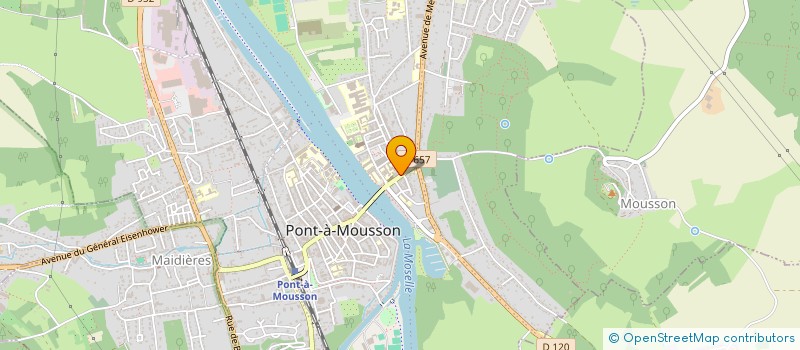 localisation de l'entreprise EXAM EXPERTISE  PONT-A-MOUSSON