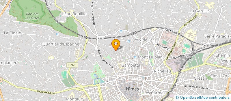 localisation de l'entreprise EXAM GROUPE à NIMES