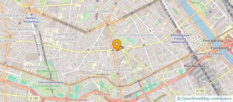 localisation de l'entreprise EXAM PARIS XIII  PARIS