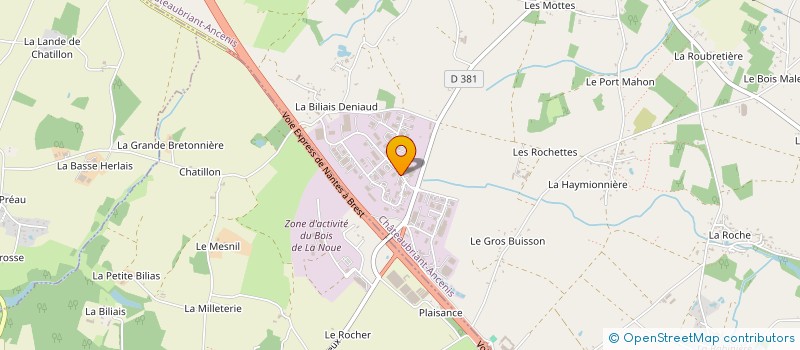 localisation de l'entreprise EXAMETAL à VIGNEUX-DE-BRETAGNE