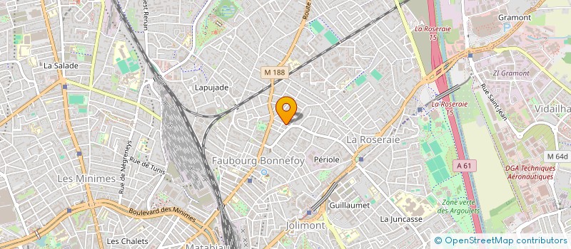 localisation de l'entreprise EXANE EXPERTISE à TOULOUSE