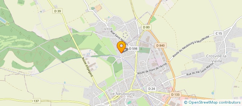 localisation de l'entreprise EXANTICX STUDIO à LE NEUBOURG