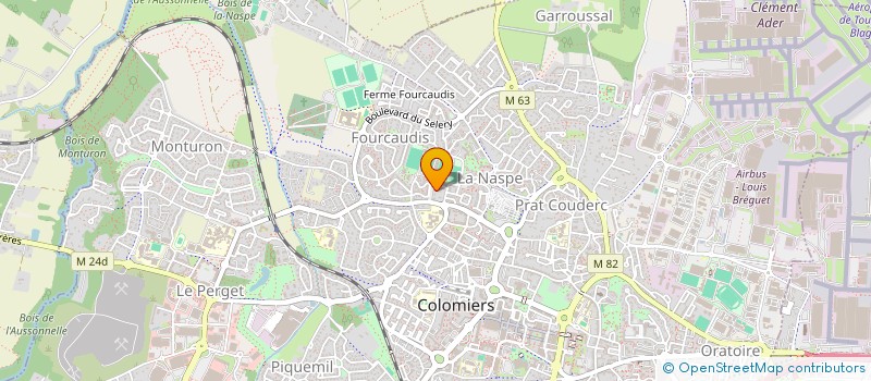localisation de l'entreprise EXAP à COLOMIERS