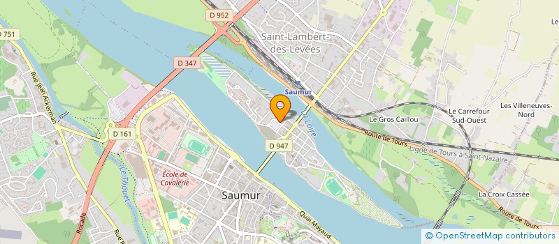 localisation de l'entreprise EXAPRO à SAUMUR