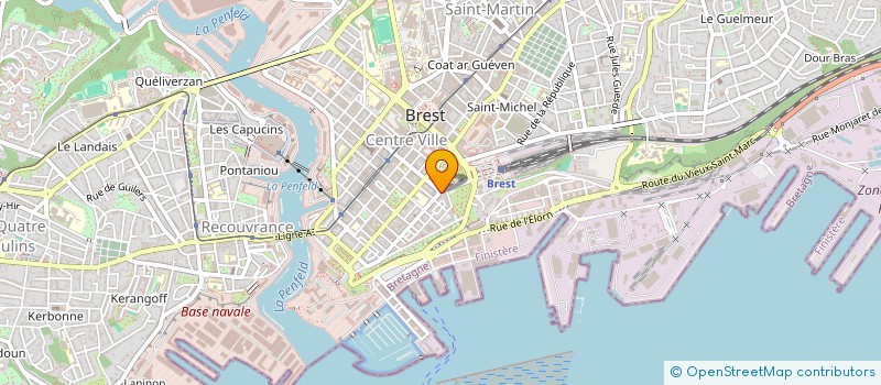 localisation de l'entreprise EXAPS à BREST