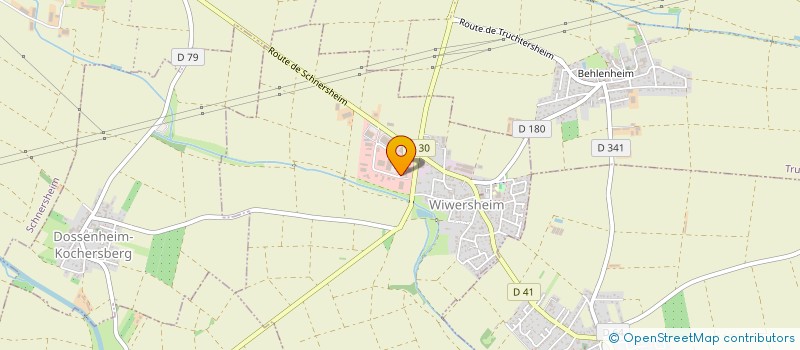 localisation de l'entreprise EXARKO  WIWERSHEIM