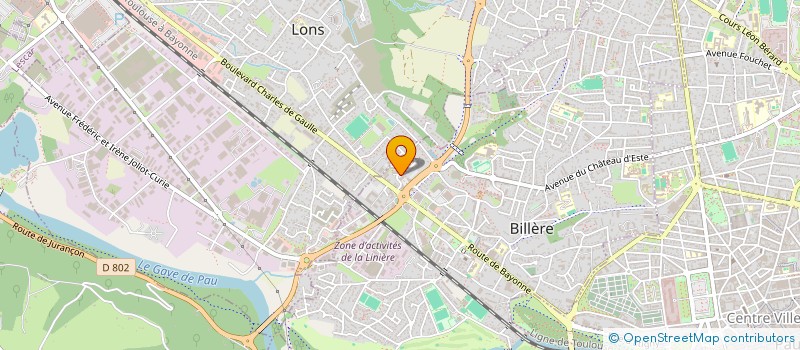 localisation de l'entreprise EXAS FINANCE  BILLERE