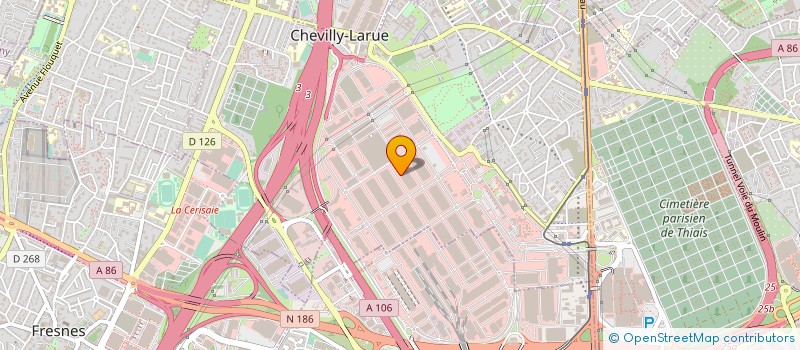 localisation de l'entreprise EXASEB à CHEVILLY-LARUE