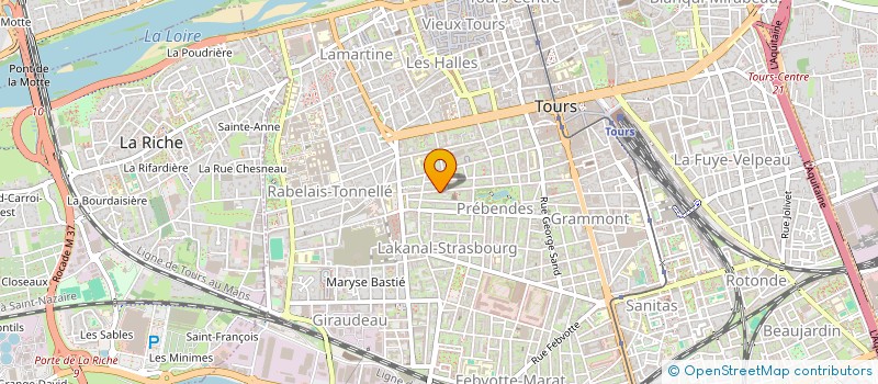 localisation de l'entreprise EXASTATE  TOURS