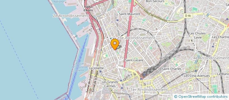localisation de l'entreprise EXATECH à MARSEILLE