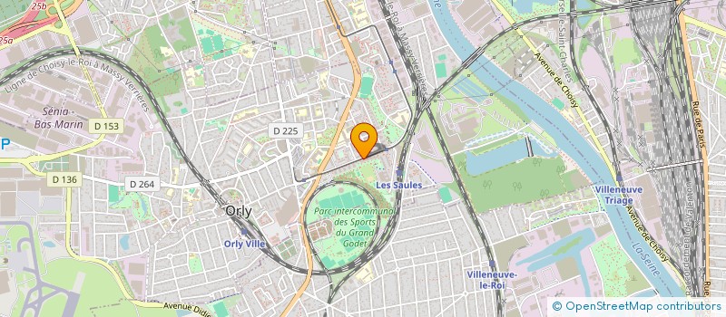 localisation de l'entreprise EXAUCEE TRANSPORTS à ORLY