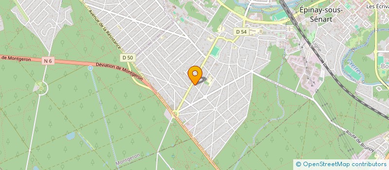 localisation de l'entreprise EXAUCES à BRUNOY