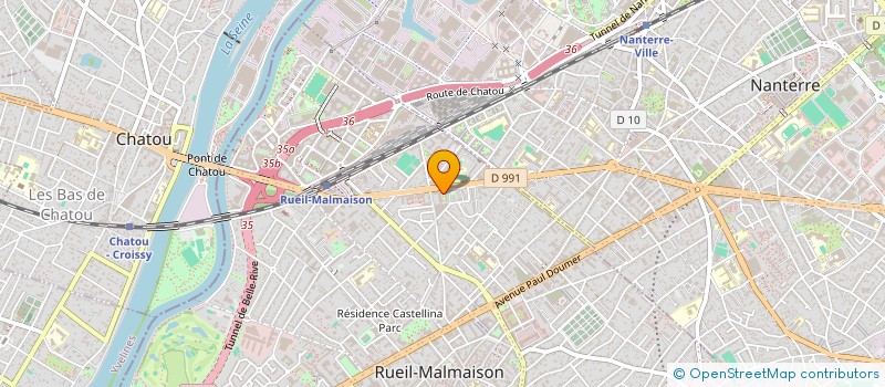 localisation de l'entreprise EXAUFINCO à RUEIL-MALMAISON