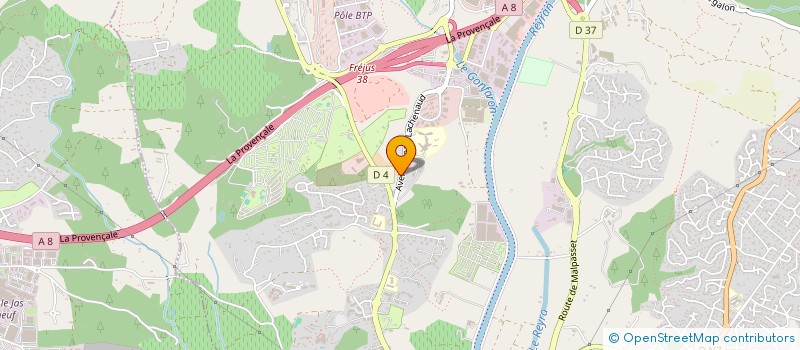 localisation de l'entreprise EXBA INTERNATIONAL à FREJUS