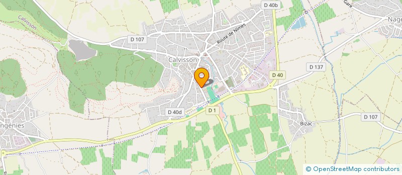 localisation de l'entreprise EXBRAYAT PATRIMOINE  CALVISSON