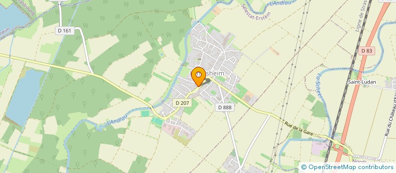 localisation de l'entreprise EXBROS  DAUBENSAND